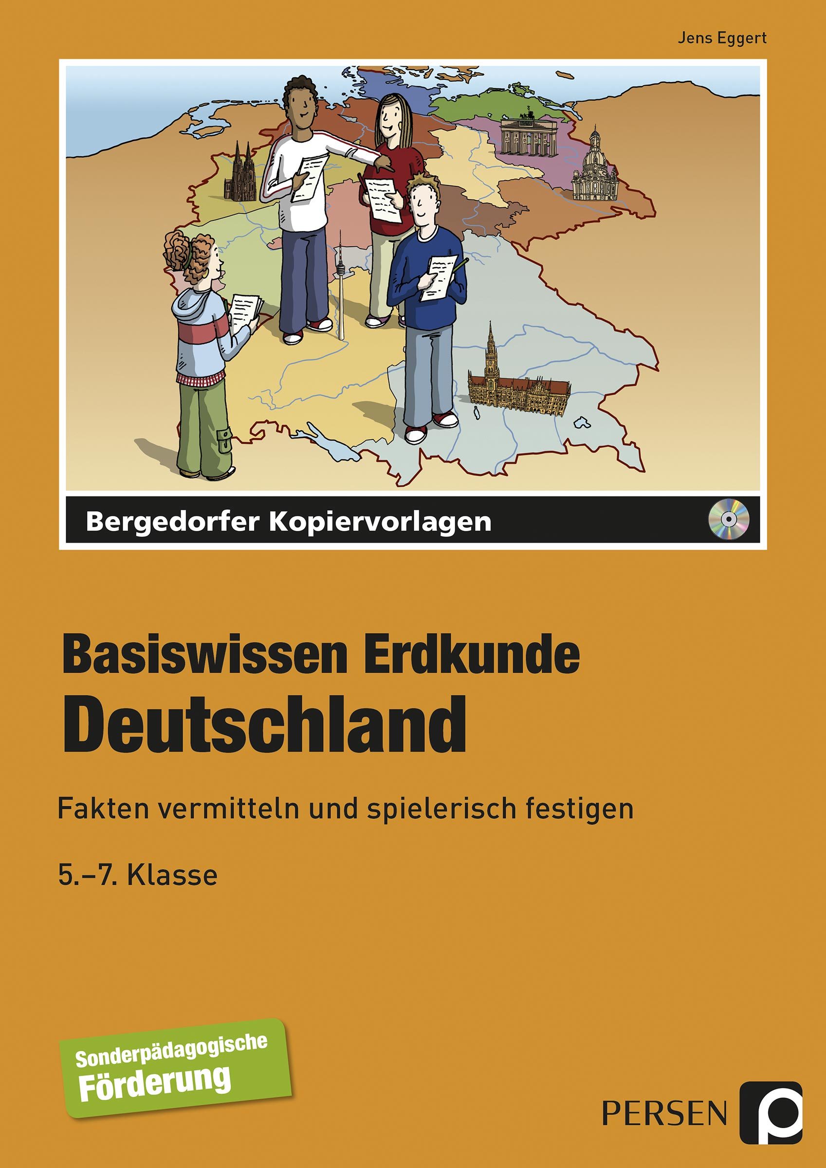 Basiswissen Erdkunde: Deutschland, Kopiervorlagen, 5.-7. Klasse kaufen