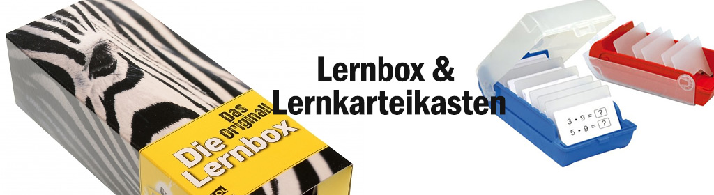Lernbox & Lernkarteikasten Banner
