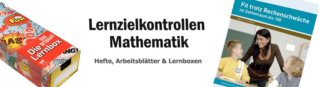 Lernzielkontrollen Mathematik Banner