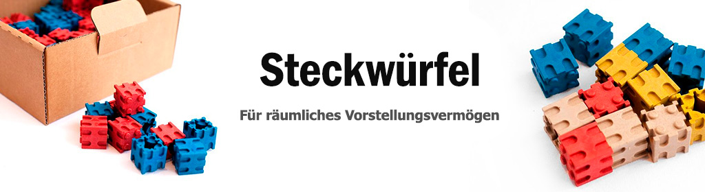 Steckwrfel Banner