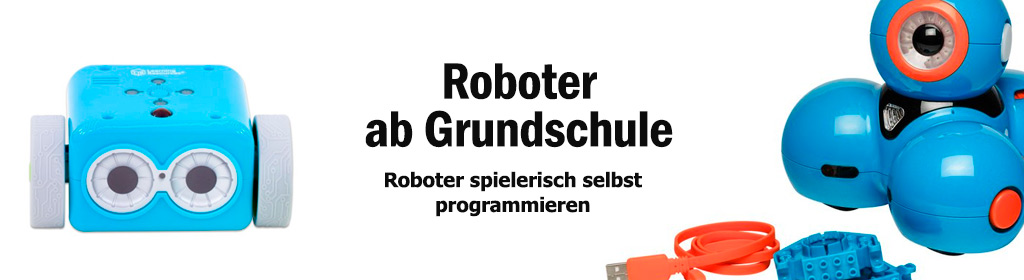 Roboter ab Grundschule Banner