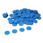 Spielchips blau, 100 Stck aus RE-Plastic