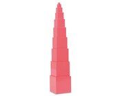 Rosa Turm Ersatzteil Kubus 1 cm Kantenlnge