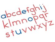 Bewegliches Alphabet, Holzbuchstaben, ab 4 Jahre