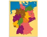 Montessori Puzzlekarte Deutschland, XXL, 57 x 45 cm, ab 5 Jahre