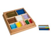 Montessori Rechenstbchen farbig im Kasten