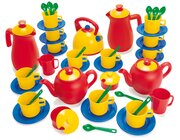 dantoy Sandspielzeug, Kaffee- und Teeservice fr 12 Kinder, 45 Teile