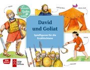 Erzhlschiene Spielfiguren - David und Goliat, ab 2 Jahre
