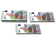 100 Stck Euro-Scheine Spielgeld zu 5 Euro