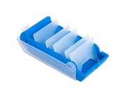 Lernbox blau, 5 variable Fcher