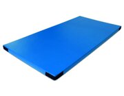 Fallschutzmatte FSM 160/60, 100x100 cm hellblau mit Klettecken