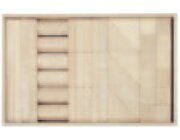 Set Holzkasten: Inhalt 42 Teile, Buche natur