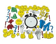 Magnetische Emoticons und Diskussionssymbole, ab 9 Jahren