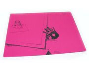 Schreibtischauflage fr Linkshnder - Pink