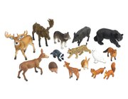 Tiere - Waldtiere Europa, Figuren-Set, 15 Teile