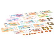 EURO-Spielgeldsatz, 22 Mnzen und 22 Scheine im Polybeutel, Rechengeld