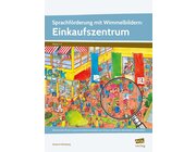 Sprachfrderung mit Wimmelbildern: Einkaufszentrum, Heft und Poster A1, 1.-2. Klasse