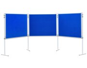 Compra Profi-Stellwnde Komplett-Set A: Tafelreihe, Stoffbezug blau