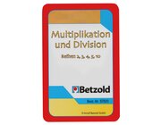 Multiplikation/Division, Kartensatz zum Magischen Zylinder, 7-9 Jahre