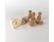 Tumbling CORK Bowling Set, 8 Teile