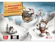 Das Weihnachtsfest ist gerettet! Kamishibai Bildkartenset, 3-8 Jahre