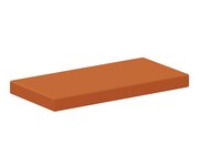 Matratze fr Schaumstoffbett klein Softskin orange, 100x50x8 cm