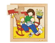 Baby-Puzzle - fttern, 9 Teile, ab 3 Jahre