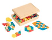 Pattern Blocks, 125 Stck in Box, Legespiel
