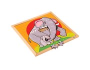Tierpuzzle - Elefant, ab 4 Jahre