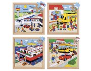 Transport-Puzzles - 4er Set, ab 4 Jahre