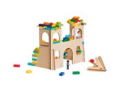 3D-Schloss, Holzform fr kleine LEGO-Bausteine, ab 3 Jahre
