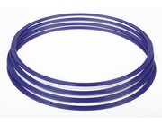Gymnastik-Reifen, Flachreifen 40 cm blau (4 Stck)