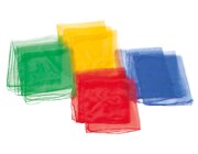 Jongliertcher - 4 Farben 68 x 68 cm, 12er-Set, rot, blau, gelb, grn