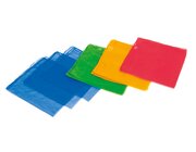 Jongliertcher - 4 Farben 138 x 138 cm, 4er-Set, rot, blau, gelb, grn