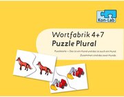 Kon-Lab Puzzle Plural, Sprachrhythmus und Wortbildung 3 mit Anleitung fr Eltern, 0-10 Jahre
