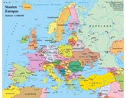 Lernteppich Europa politisch, 165 x 135 cm