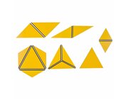 Satz Konstruktive Dreiecke Gelb, ab 3 Jahre