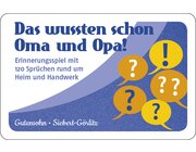 Das wussten schon Oma und Opa, Kartenspiel fr Senioren