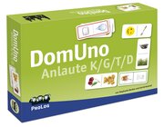 DomUno Anlaute K/G/T/D, Sprachlernspiel, ab 5 Jahre