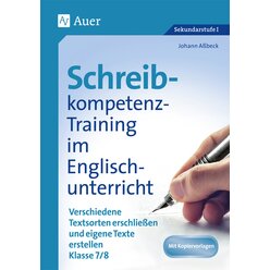 Schreibkompetenz-Training in Englisch 7/8