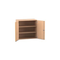 Flexeo Aufsatzschrank, Buche hell, HxBxT: 90,9x94,4x50 cm, 2 Fachbden, Dreholive