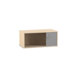 Flexeo Rollladen-Aufsatzschrank, Ahorn honig, 1 Fach, HxBxT: 41,1x94,4x48 cm