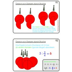 Bruchrechenkartei Teil 2, Multiplikation & Division