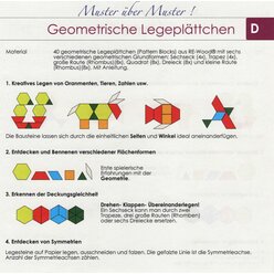 Lernspielset: Geometrische Legeplttchen, ab 5 Jahre