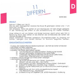 Lernspielset: 11 Ziffern, ab 5 Jahre