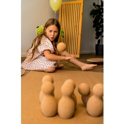 Tumbling CORK Bowling Set, 8 Teile