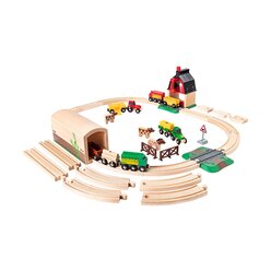 Brio Bauernhof Set, Holzspielzeug, ab 3 Jahre