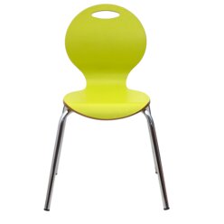 Stuhl IRON, Sitzschale Limette, Sitzhhe 43 cm