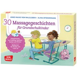 30 Massagegeschichten fr Grundschulkinder, Bildkarten, 6-10 Jahre