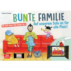 Bunte Familie: Auf unserem Sofa ist fr alle Platz, Kamishibai Bildkarten, ab 2 Jahre